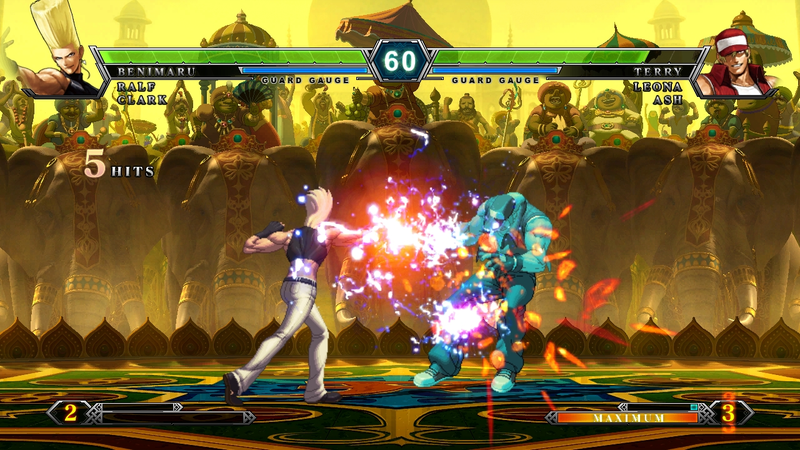 Illustration for article titled The First King of Fighters XIII Screen Shots Bust Out